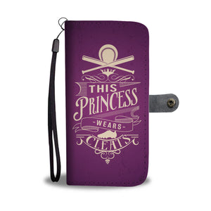 Softball Player Female Phone Wallet Case