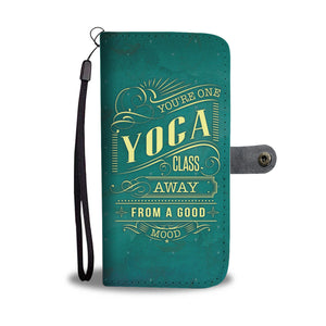 Yoga Good Mood Phone Wallet Case