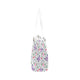 Butterflies With Roses And Cherries Leather Tote Bag - Freedom Look