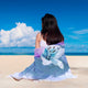 Blue Violet Butterfly Beach Blanket - Freedom Look