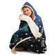 Personalized Sagittarius Horoscope Zodiac Star Sign Hooded Blanket