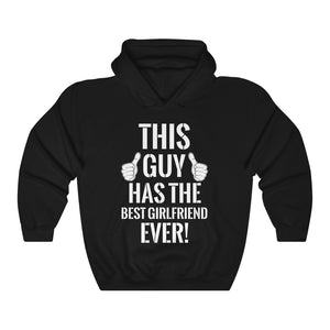 Best Girlfriend Ever Valentines Day Gift Unisex Hoodie Hooded Sweatshirt