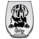 Rocky - St Bernard Dog Stemless Wine Glass