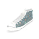 High & Low Top Canvas Women's Shoes with Flower Pattern - Freedom Look
