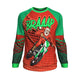 Braaap Funny Meme Motocross Santa Sweatshirt - Freedom Look