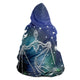 Personalized Libra Horoscope Zodiac Star Sign Hooded Blanket