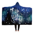 Aries Horoscope Zodiac Star Sign Hooded Blanket