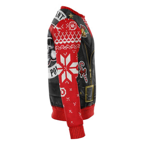 Skull Funny Sons Of Santa Ugly Christmas Sweatshirt