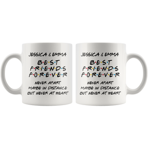 Best Long Distance Friends Forever Coffee Mug (11 oz) - Freedom Look