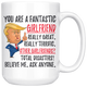 Funny Fantastic Girlfriend Trump Coffee Mug (15 oz)