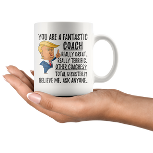 Fantastic Coach Trump Coffee Mug (11 oz) - Freedom Look