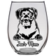 Jax’s Mom Rottweiler Stemless Wine Glass