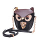 Owl Leather Chain Shoulder Messenger Bag - Freedom Look