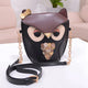 Owl Leather Chain Shoulder Messenger Bag - Freedom Look