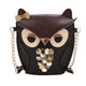 Owl Leather Chain Shoulder Messenger Bag - Freedom Look