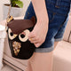 Owl Leather Chain Shoulder Messenger Bag - Freedom Look