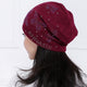 Autumn And Winter Beanie Hat with Butterfly Diamonds - Freedom Look