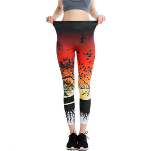 Nature & Birds 3D Leggins - Freedom Look
