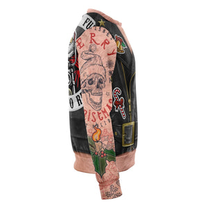 Santa Biker Ugly Xmas Sweatshirt, Santa Ride Nude Christmas Sweater