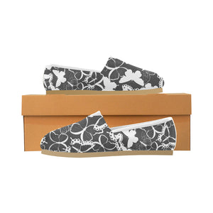 Black Butterfly Casual Canvas Women's Shoes - Freedom Look