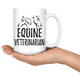 Equine Veterinarian Coffee Mug (15 oz) - Freedom Look