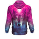 Unique Wolf Lover Hoodie, Wolf Design Birthday Present Gift, Animal Hoodies For Men Women And Teens, Wolves Hoodie, Galaxy Wolf Hoodie