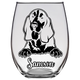 Samson Basset Hound Dog Dad Stemless Wine Glass