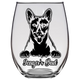 Yeager’s Dad - Basenji Dog Mom Stemless Wine Glass