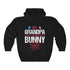 Grandpa Saving Bunnies Firefighter Easter Unisex Hoodie Hooded Sweatshirt