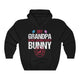 Grandpa Saving Bunnies Firefighter Easter Unisex Hoodie Hooded Sweatshirt