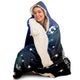 Personalized Leo Horoscope Zodiac Star Sign Hooded Blanket