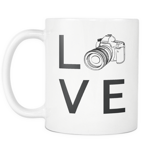 Love Photography Coffee Mug - Unique Gifts For Professional Photographer - Birthday Gift For Him Or Her - Photography Related Gifts (11 oz) - Freedom Look