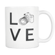 Love Photography Coffee Mug - Unique Gifts For Professional Photographer - Birthday Gift For Him Or Her - Photography Related Gifts (11 oz) - Freedom Look