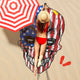 Custom Skull USA Flag Beach Towel (2 sizes)