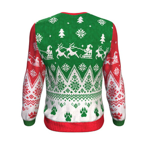Dashing Through The NO Cat Ugly Christmas Sweatshirt - Freedom Look