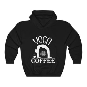 Yoga And Coffee Spiritual Meditation Unisex Hoodie Hooded Sweatshirt