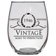 Limited Edition 1946 Vintage Stemless Wine Glass