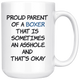 Funny Proud Parent Of A Boxer Dog Coffee Mug (15 oz)