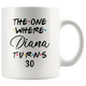The One Where Diana Turns 30 Years Coffee Mug (11 oz)