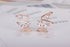 Silver Crystal Earring Butterfly - 3 Colors