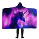 Unicorn Galaxy Hooded Blanket -