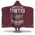 Build In The Thirties Hooded Blanket