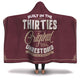Build In The Thirties Hooded Blanket - Freedom Look