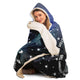 Personalized Capricorn Horoscope Zodiac Star Sign Hooded Blanket