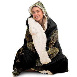 Pisces Mandala Hooded Blanket