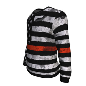 Red Line US Flag Firefighter Sweatshirt