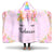 Unicorn Hooded Blanket - Rebecca