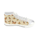 High & Low Top Canvas Women's Shoes - Monarch Butterfly - Freedom Look
