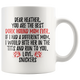 Personalized Dork Hound Dog Snickers Mom Heather (11 oz)