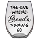 Branda Turns 60 Years Stemless Wine Glass